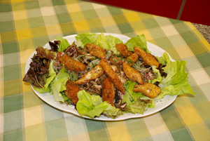 ensalada tibia de pollo y lentejas 1