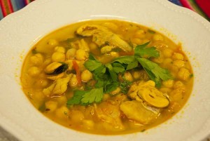 sopa de pescado y garbanzos web